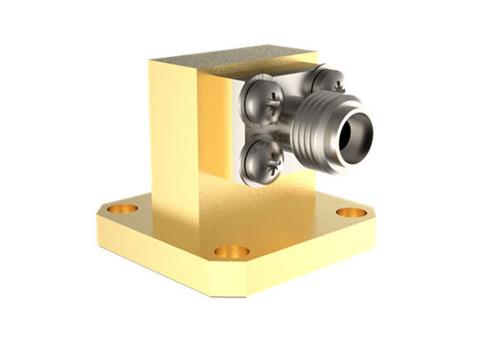 11.9GHz~18GHz WR62 To SMA Female Right Angle Waveguide To Coax Adapter SMA/BJ140-KF15