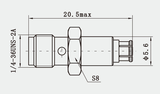 SMA Female To ASMP Female RF Adapter For Seamless Connectivity And Optimal Performance