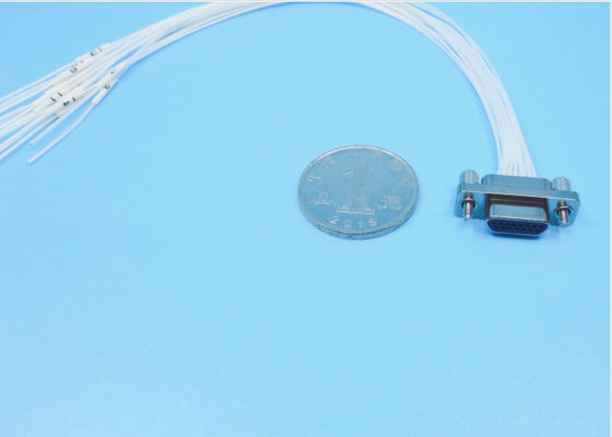 J30J Series Rectangular Connector 15pins Male Plug Outer Conductor With Nickle Plating Center Conductor With Gold Plating Used For Communication, Radar