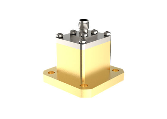 11.9GHz~18GHz WR62 To SMA Female End Launch Waveguide To Coax Adapter SMA/BJ140-KFE