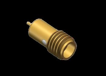Hermetically Sealed 50Ω Copper Alloy Bulkhead SSMA Female Mini SMA Jack RF Coaxial Connector 18GHz 50Ω