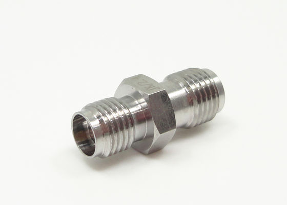 Nickel Plated Female Straight Millimeter Wave MMW Adapter