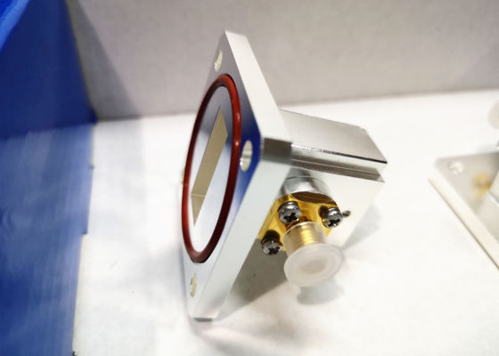 8.2GHz~12.5GHz WR90 BJ100 SMA Female Right Angle Waveguide To Coax Adapter SMA/BJ100A-KF