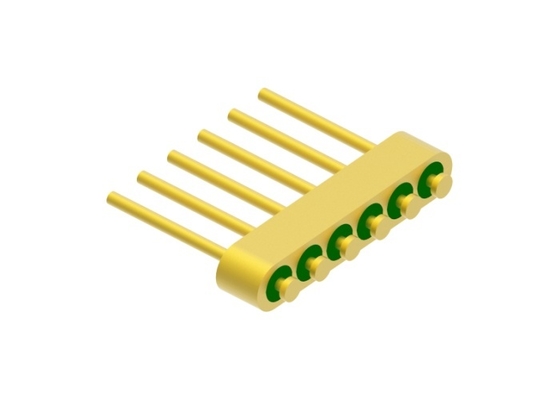 Altın Kablo Bağlama Yüzeyi MC-629-JH ile 6 Pin 0.4mm Pin Diameter Hermetik Mühür Başlığı