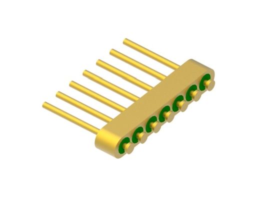 7-Pin Tırnak Kafası Altın Tel Bağlama Yüzeyi MC-630-JH ile Metal Hermetik Mühür Kafası Cam