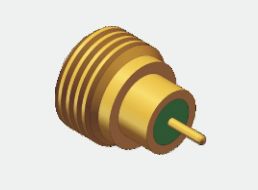 50Ω Hermetik Olarak Kapatılmış SMPM Erkek Duvar Tipi RF Koaksiyel Konnektörler 0.3MHz-40GHz 170V