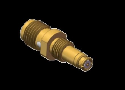 Düz SMA Jak - SMP Jak Adaptörü Frekans Aralığı 0.3MHz - 18GHz Mikrodalga Bileşeni Kullanılarak