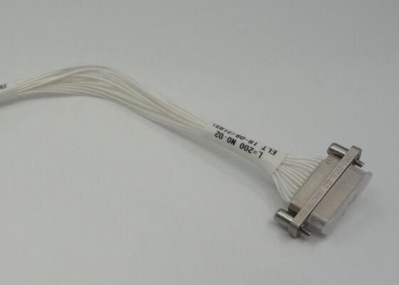 J30J Serisi Bağlantı 25 Kontaklı İletişim Cihazı için Farklı Tel Uzunluğunda Erkek Fiş