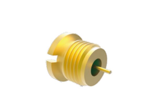 50Ω 40GHz Hermetik olarak Kapalı SMP Er Plug Bulkhead Bağlantısı Düşük Giriş Kaybına Sahip Havacılık RF Bağlantıları