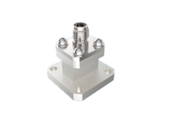 BJ220/WR 42 2.92mm K Tipi Adaptörüne Dalga Kılavuzu 18GHz~26.5GHz K Bandı için Kullanılan Son Başlatma Havacılık Uzay RF Bağlantıları
