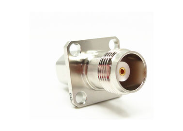 SFF-50-1.5-1/SYV-50-2-1 Kablosu için TNC Düz Kadın 4 Delik Flange RF Koaksiyel Bağlantısı