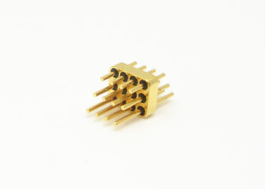 12 Pin Hermetik Camdan Metal Mühür Bağlayıcıları Kovar 7052 Çok Pinli Başlık JMC-173
