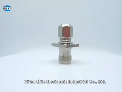 SFF-50-1.5-1/SYV-50-2-1 Kablosu için TNC Düz Kadın 4 Delik Flange RF Koaksiyel Bağlantısı