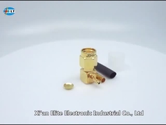 50 Ohm SMA Erkek Sağ Köşeli RF Koaksiyel Bağlantı SMA Kablosu